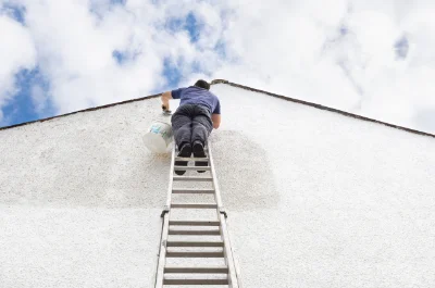 Peinture extérieure à la Favière — façades et ravalement